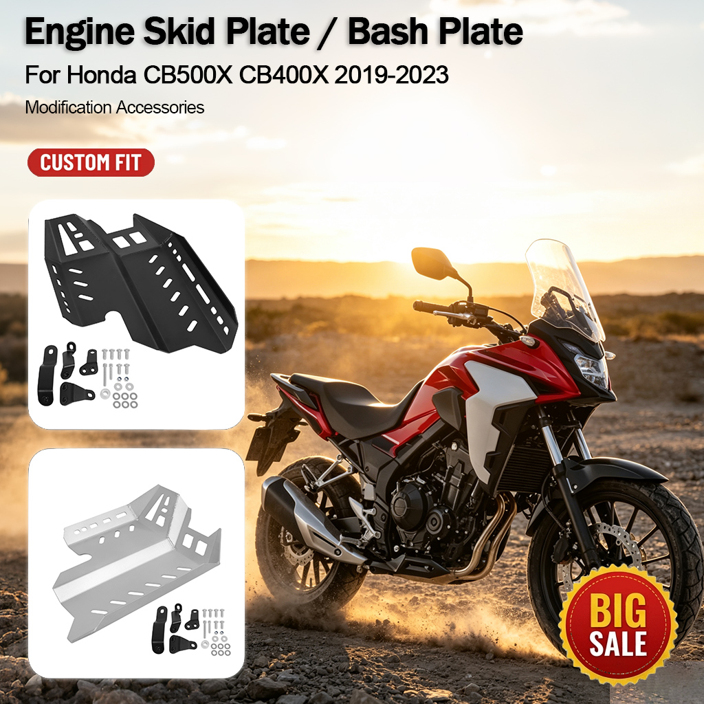 Motorcycle Engine Parts - لوح حماية المحرك المعدل للدراجات النارية،