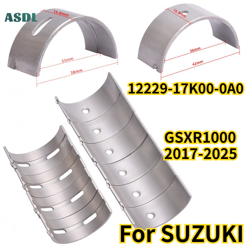 Motorcycle Crankshaft - 35 مم STD ~ +50 قطع