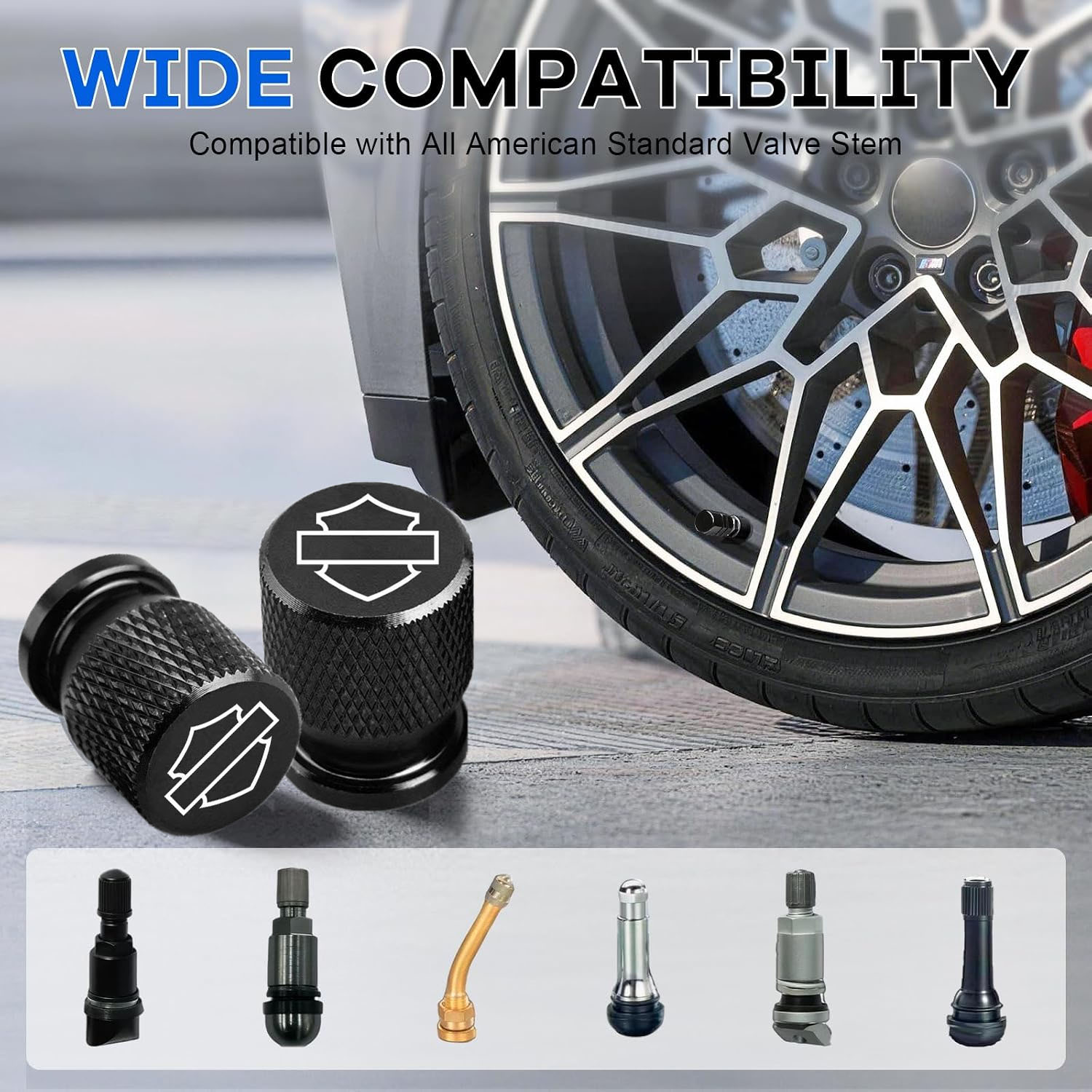 أغطية صمامات إطارات عجلات السي - مراجعة Motorcycle Valve Cover وسعره